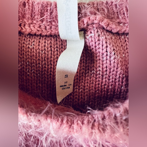 Love @ first sight Girls pink long sleeve unicorn sweater 2t - Picture 3 of 5